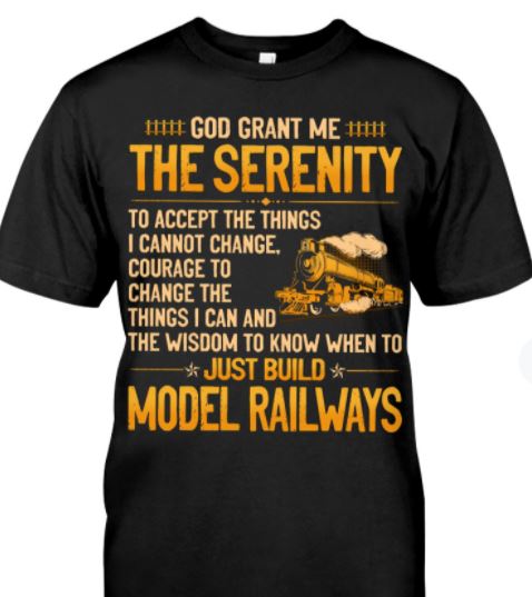 God Grant Me The Serenity Just Build Model Railways Train Shirt God Grant Me The Serenity Just Build Model Railways Train Shirt