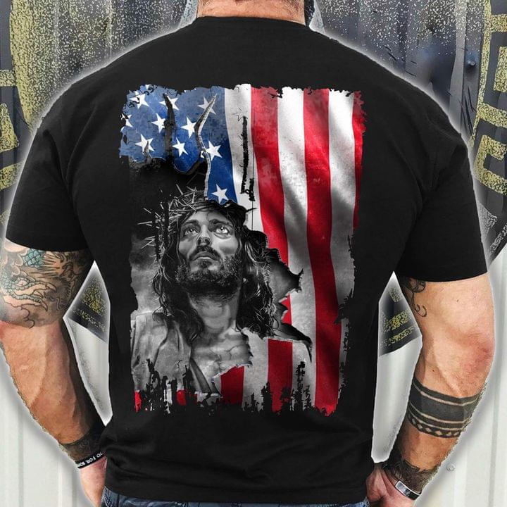 God Jesus Flag Of America Shirt God Jesus Flag Of America Shirt
