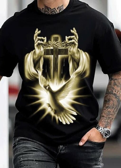 God The Holy Cross Dove Shirt