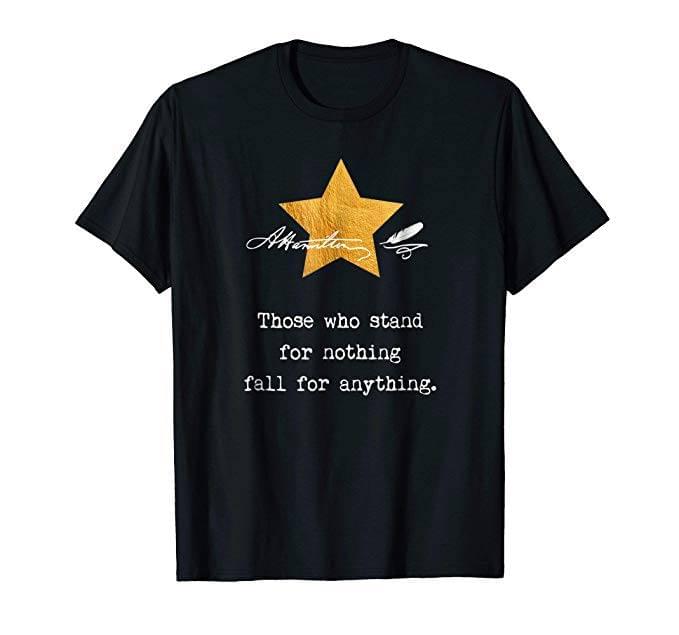 Golden Star Those Who Stand For Nothing Fall For Anything Shirt Golden Star Those Who Stand For Nothing Fall For Anything Shirt
