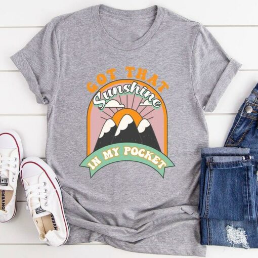 Got That Sunshine In My Pocket Painted Landscape Shirt