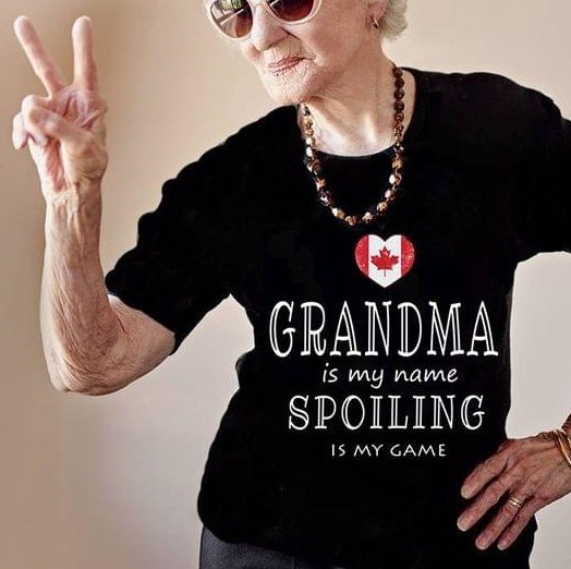 Grandma Is My Name Spoiling Is My Game Canada Flag Heart Shirt Grandma Is My Name Spoiling Is My Game Canada Flag Heart Shirt