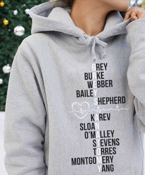 Grey Burke Webber Bailey Shepherd Karev Sloan Shirt