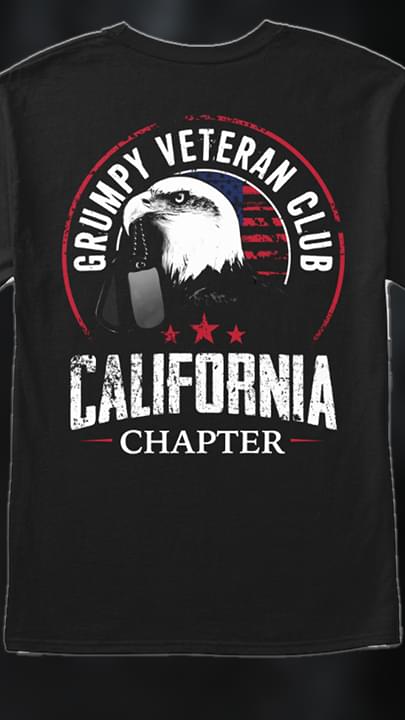 Grumpy Veteran Club California Chapter Shirt Grumpy Veteran Club California Chapter Shirt