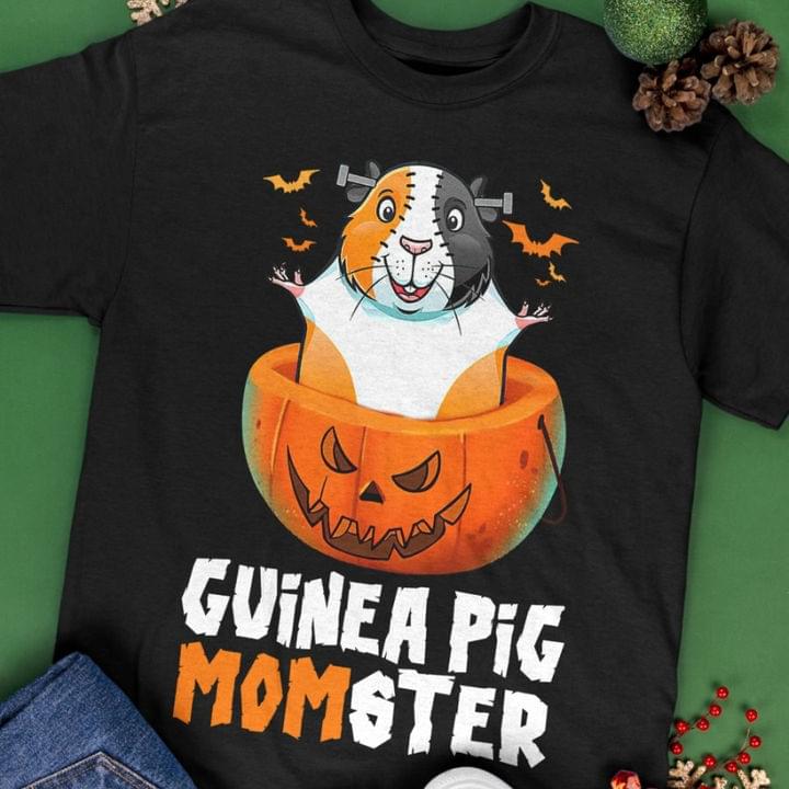 Guinea Pig Momster Cute Guinea Pig Pumpkin Halloween Shirt Guinea Pig Momster Cute Guinea Pig Pumpkin Halloween Shirt
