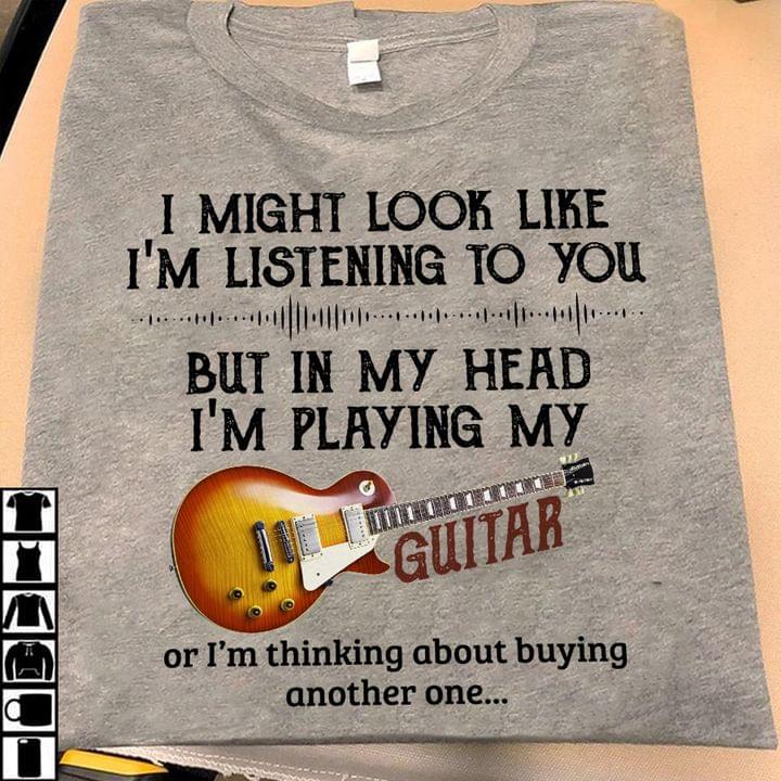 Guitarist Love In My Head I'm Playing Guitar T-Shirt Sweatshirt Hoodie Guitarist Love In My Head I'm Playing Guitar T-Shirt Sweatshirt Hoodie