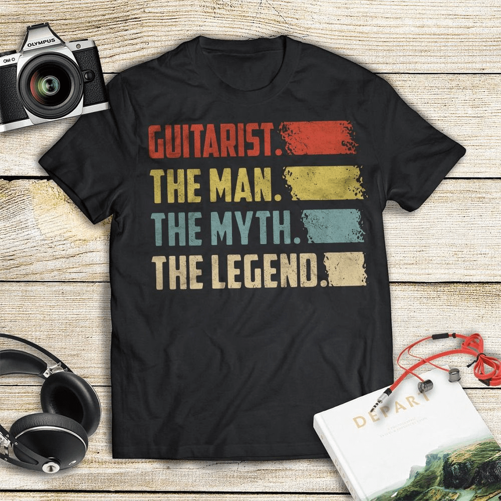 Guitarist the Man the Myth the Legend vintage T-Shirt Guitarist the Man the Myth the Legend vintage T-Shirt