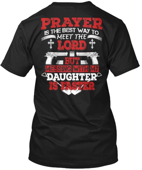 Gunner Prayer Is The Best Way To Meet The Lord Shirt (Back Side) Gunner Prayer Is The Best Way To Meet The Lord Shirt (Back Side)