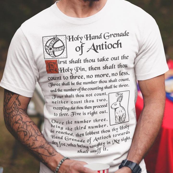 Holy Hand Grenade Of Anioch Foe Bunny Shirt Holy Hand Grenade Of Anioch Foe Bunny Shirt